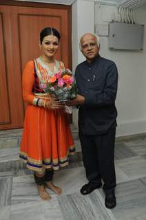 Prachi Shah performs for the opening of Lord Krishna Festival