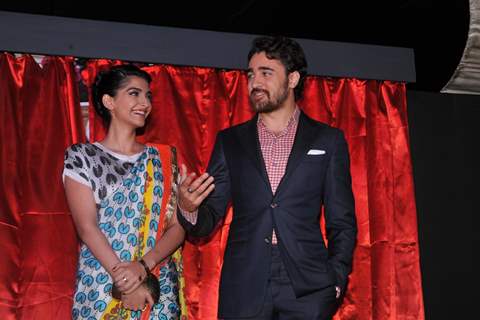 Actors Imran Khan and Sonam Kapoor at the 3rd Anniversary celebrations of magazine Star Week at Vie Lounge in Juhu, Mumbai