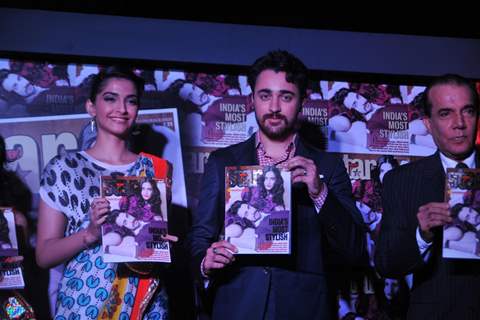 Actors Imran Khan and Sonam Kapoor at the 3rd Anniversary celebrations of magazine Star Week at Vie Lounge in Juhu, Mumbai