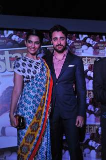 Actors Imran Khan and Sonam Kapoor at the 3rd Anniversary celebrations of magazine Star Week at Vie Lounge in Juhu, Mumbai