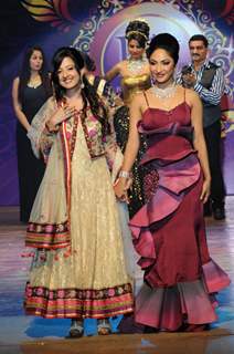 Amy Billimoria and Mouli Ganguly at Bharat And Dorris Bridal Fashion Awards