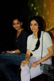 Gauri Shinde and Sridevi at First Look Film English Vinghlish