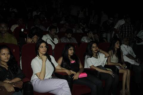 Sridevi with husband Boney Kapoor and daughters Jhanvi & Khushi at First Look Film English Vinghlish