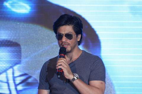 Shahrukh Khan poses during the launch of DDB & Videocon its new Age Led’s