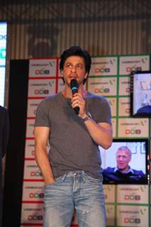 Shahrukh Khan poses during the launch of DDB & Videocon its new Age Led’s