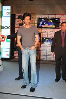 Shahrukh Khan poses during the launch of DDB & Videocon its new Age Led’s