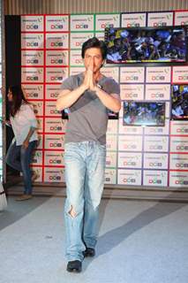 Shahrukh Khan poses during the launch of DDB & Videocon its new Age Led’s