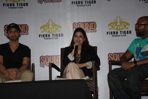 Rahul Vaidya, Sapna Mukherjee and Benny Dayal at Press Conference on Sound of the Soul