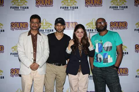 Krishnendu Sen, Rahul Vaidya, Sapna Mukherjee & Benny Dayal at Press Conference on Sound of the Soul