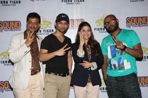 Krishnendu Sen, Rahul Vaidya, Sapna Mukherjee & Benny Dayal at Press Conference on Sound of the Soul