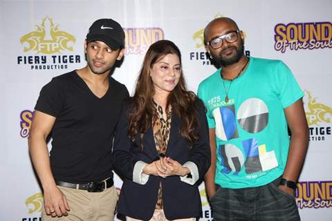 Rahul Vaidya, Sapna Mukherjee and Benny Dayal at Press Conference on Sound of the Soul