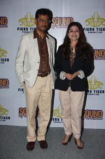 Sapna Mukherjee and Krishnendu Sen at Press Conference on Sound of the Soul