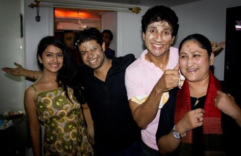 Avika, Manish, Jayati and Ssumier celebrating birthday