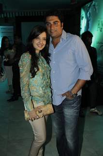 Amy Billimoria with husband Farzad Billimoria at Priya Patel's ' Anjaani Si' Music Album Launch