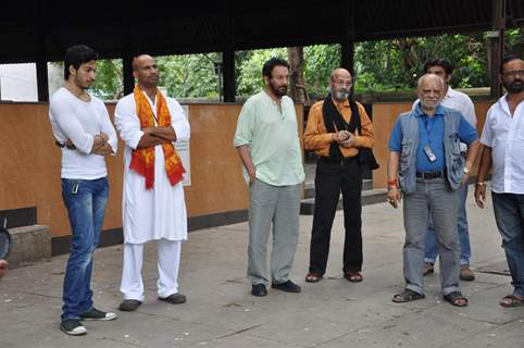 Cremation ceremony of the late Bollywood cinematographer Ashok Mehta