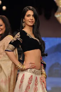 Bollywood Celebs on ramp at the Beti show by Vikram Phadnis at IIJW 2012