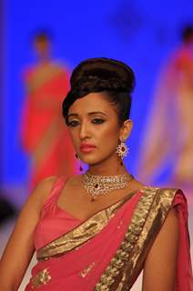 Amrita Rao walks the ramp for Agni Gold Jewels