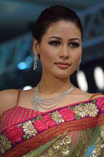 Model walks the ramp for HVJ Fashion Show. .