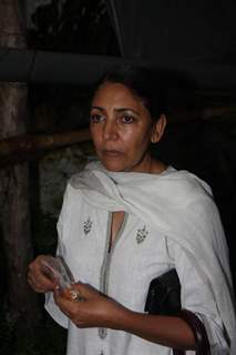 Deepti Naval at Prayer Meet of AK Hangal