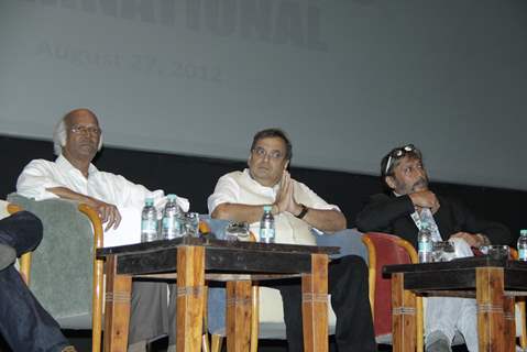 Subhash Ghai, Jackie Shroff at Whistling Woods International offers tribute to Ashok Mehta