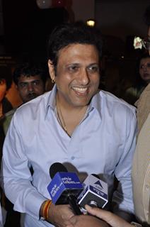 Bollywood actor Govinda in Jalpari Premiere in Mumbai .