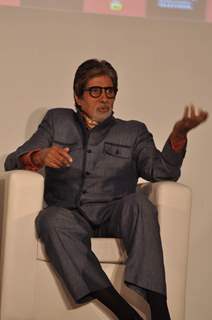 Megastar Amitabh Bachchan at KBC Panch Koti Gyaan Kumbh Press Meet at JW Mariott. .