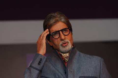 Amitabh Bachchan at the press conference of Kaun Banega Crorepati at Hotel JW Marriott