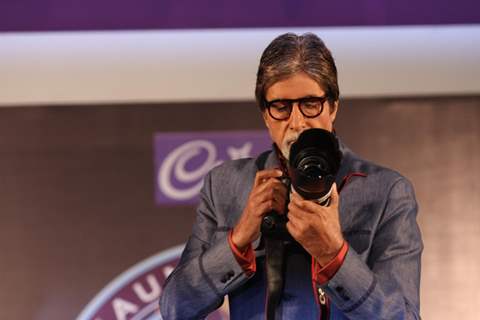 Amitabh Bachchan at the press conference of Kaun Banega Crorepati at Hotel JW Marriott