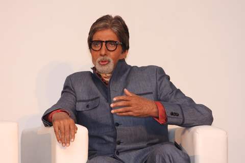 Amitabh Bachchan at the press conference of Kaun Banega Crorepati at Hotel JW Marriott