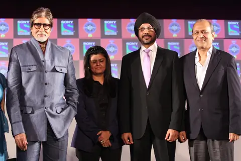 Amitabh Bachchan at the press conference of Kaun Banega Crorepati at Hotel JW Marriott