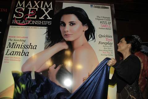 Minissha Lamba launches KS-Maxim cover