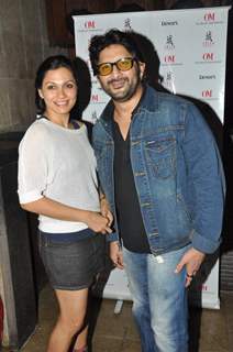 Arshad Warsi with wife Maria Goretti at Book Launch Don't Think of a Blue Ball