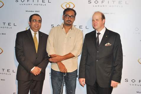 Rajan Gosain, Abhinav Kashyap & Bernd Schneide at Grand Launch Party of Sofitel Mumbai BKC