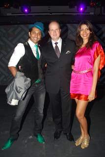 Terence Lewis, Bernd Schneider & Meghna Kawale at Grand Launch Party of Sofitel Mumbai BKC