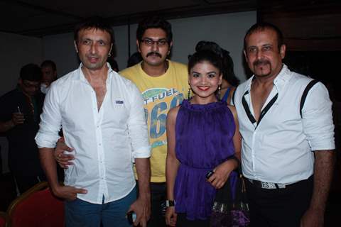 Adi Irani and Shiva With Rashmi Pitre at Marathi movie music Launch