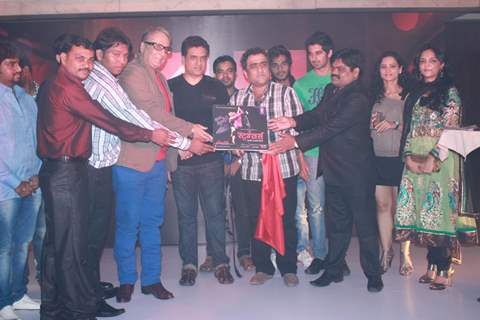 Aditya Raj Kapoor, Daboo Malik, Kunal Ganjawala with Producer Vijay Shinde At Music Launch Of Marath