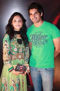 Priya Borde and Chinmay Mandelkar at music launch of The Strugglers