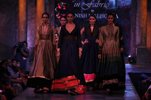 Celebs at Mijjwan Sonnets in Fabric Fashion Show