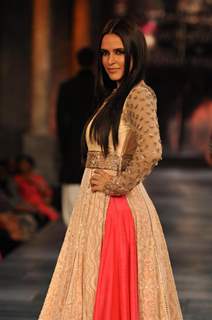 Neha Dhupia at Mijjwan Sonnets in Fabric Fashion Show