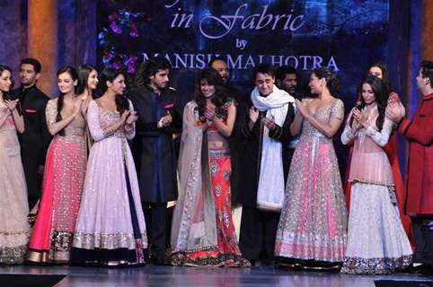 Celebs at Mijjwan Sonnets in Fabric Fashion Show