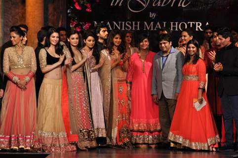 Celebs at Mijjwan Sonnets in Fabric Fashion Show