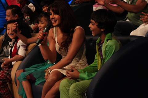 Priyanka Chopra on the sets of Dance India Dance