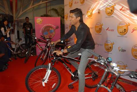 Shaan at Godrej Eon's cycling event