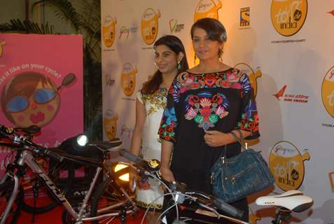 Shabana Azmi at Godrej Eon's cycling event