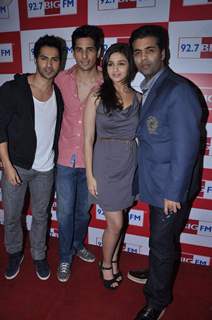 Bollywood director Karan Johar and the star cast of 'Student Of The Year' celebrate teachers day with 92.7 Big FM. .