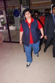 Singer Falguni Pathak at navratri press meet by Mangal Entertainment and 3rs Rock Multimedia at Goregaon. .