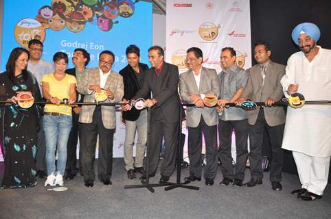 Celebs at Godrej Eon's cycling event