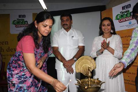 Rani Mukherjee launches Times Green Ganesha