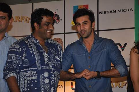 Anurag Basu and Ranbir Kapoor at Film Barfi Promotion With R City Mall