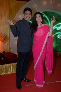 Shri. Shailesh Lodha and Neha Mehta at SAB TV's new show luanch Waah! Waah!! Kya Baat Hai!!!